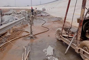 桂林公路钻孔施工